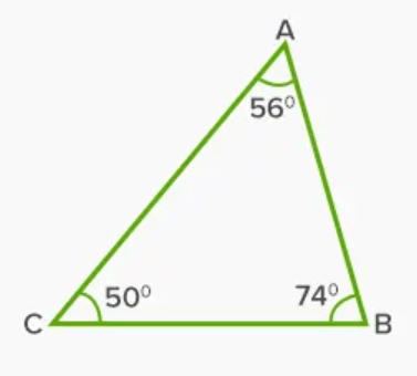 Triangle Side Lengths and Angles Flashcards