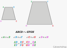 Similar Polygons (not proving similarity)