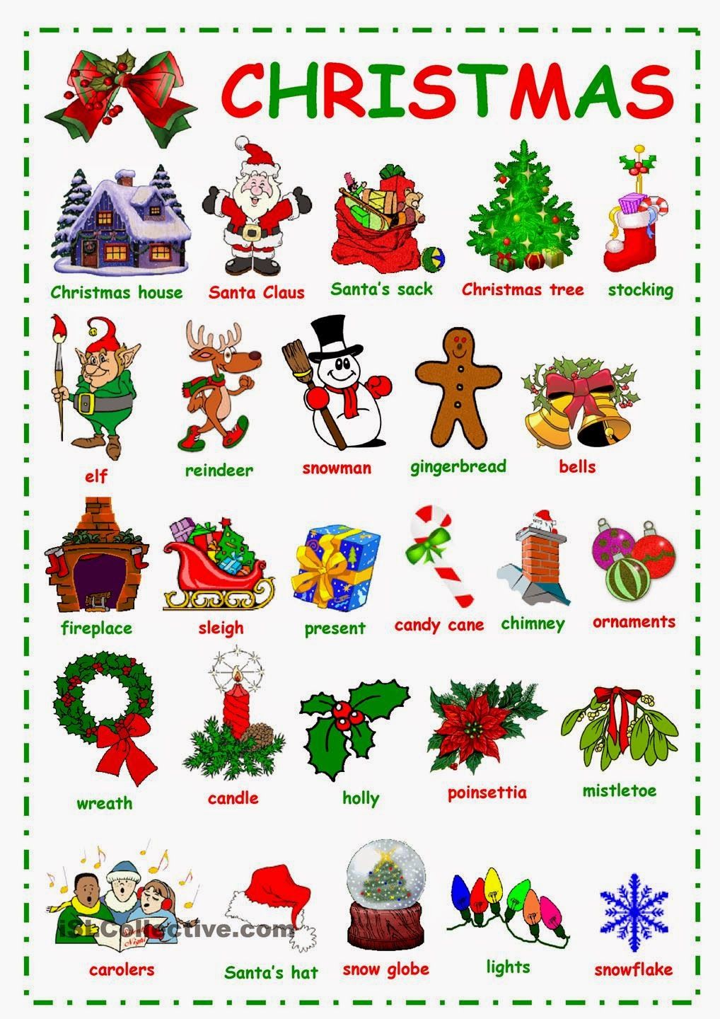 Christmas Vocabulary in French