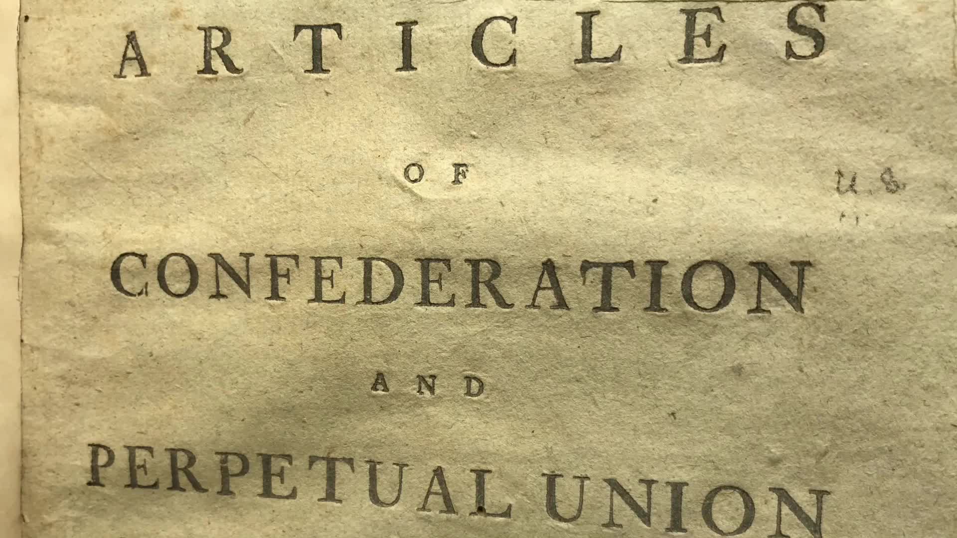 Ch. 6 The Articles of Confederation