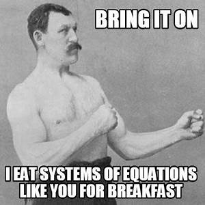 Systems-Substitution Method
